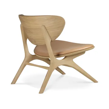 Eye loungefåtölj - Lackierte Eiche-Leder Sienna - Ethnicraft