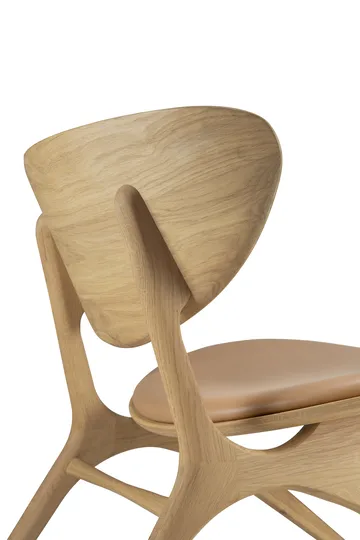 Eye loungefåtölj - Lackierte Eiche-Leder Sienna - Ethnicraft