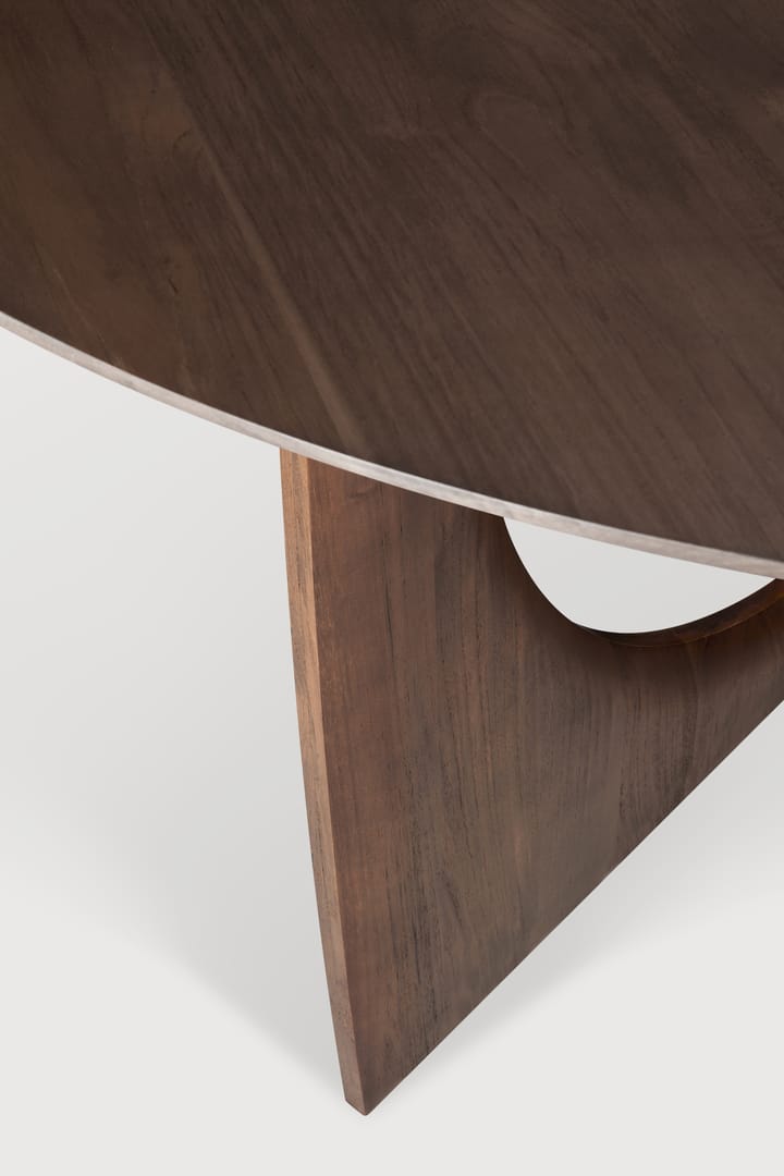 Geometric Esstisch, Dunkel gebeizt Teak 150 cm Ethnicraft