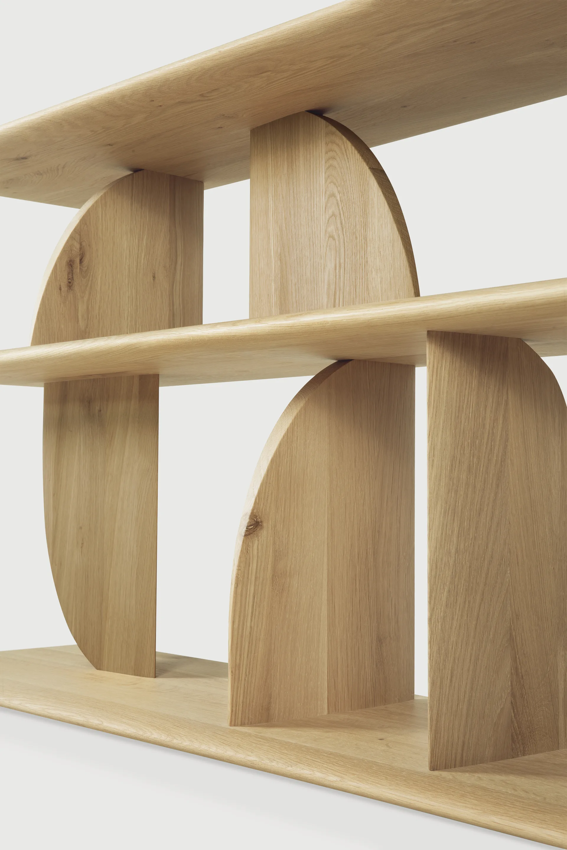 Geometric Konsoll, Oak Ethnicraft