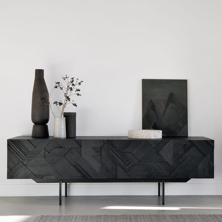 Graphic Fernsehbank, Schwarz 242 cm Ethnicraft
