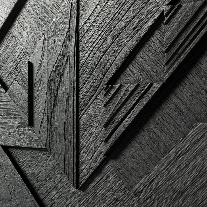 Graphic Siteboard, Teak schwarz 3-türig Ethnicraft