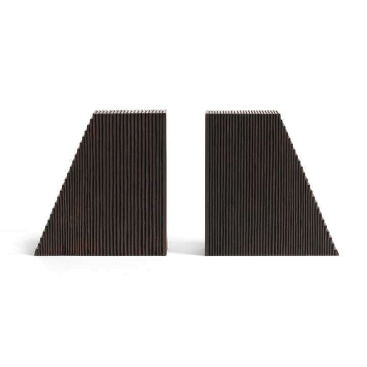 Grooves Buchstütze 2er Pack - Mahogany dark brown - Ethnicraft
