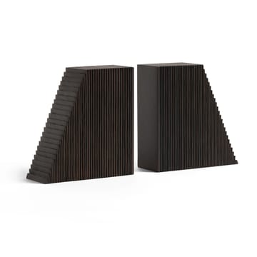 Grooves Buchstütze 2er Pack - Mahogany dark brown - Ethnicraft