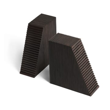 Grooves Buchstütze 2er Pack - Mahogany dark brown - Ethnicraft