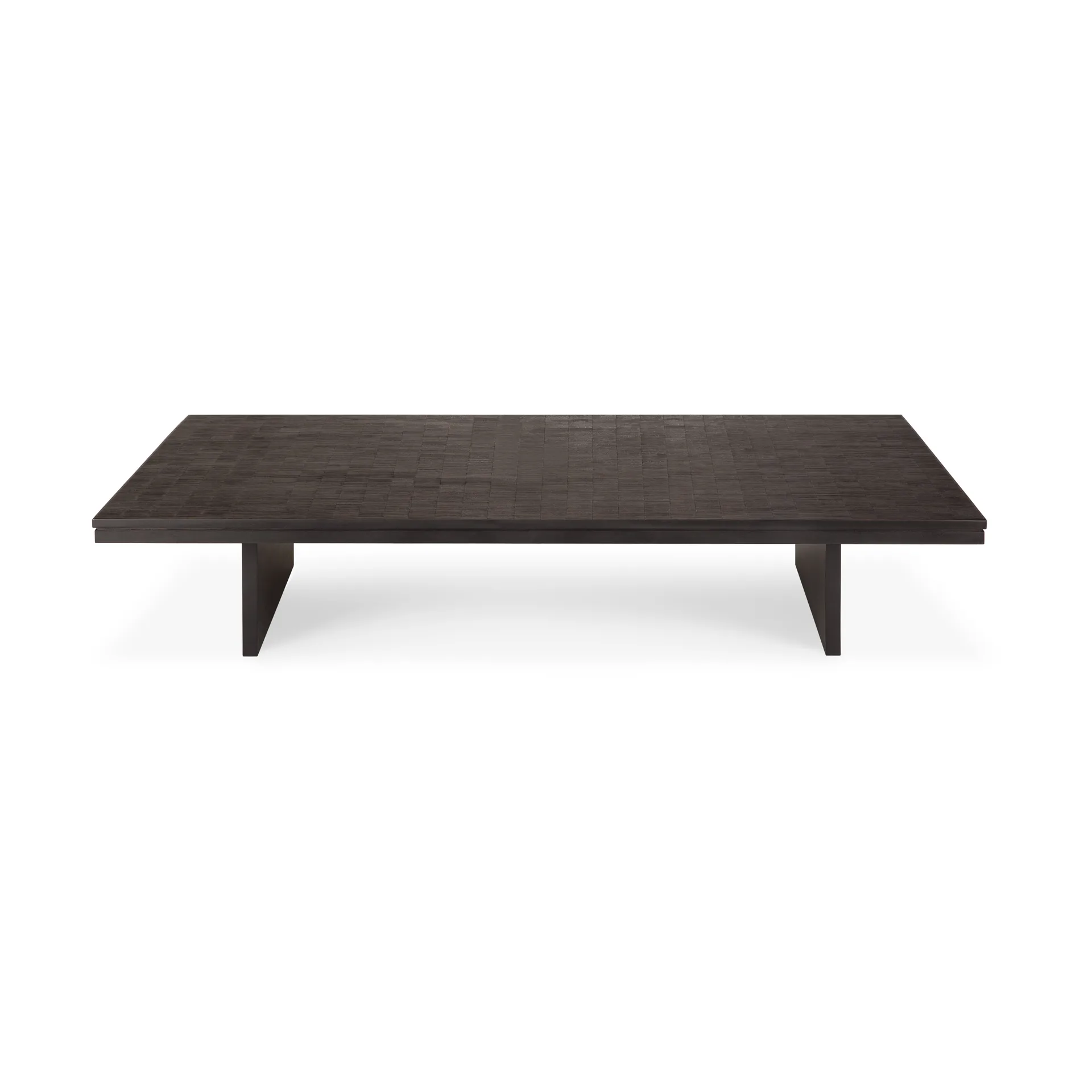 Grooves Couchtisch, Off black Teak, 170x120 cm Ethnicraft