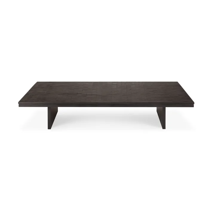 Grooves Couchtisch - Off black Teak, 170x120 cm - Ethnicraft