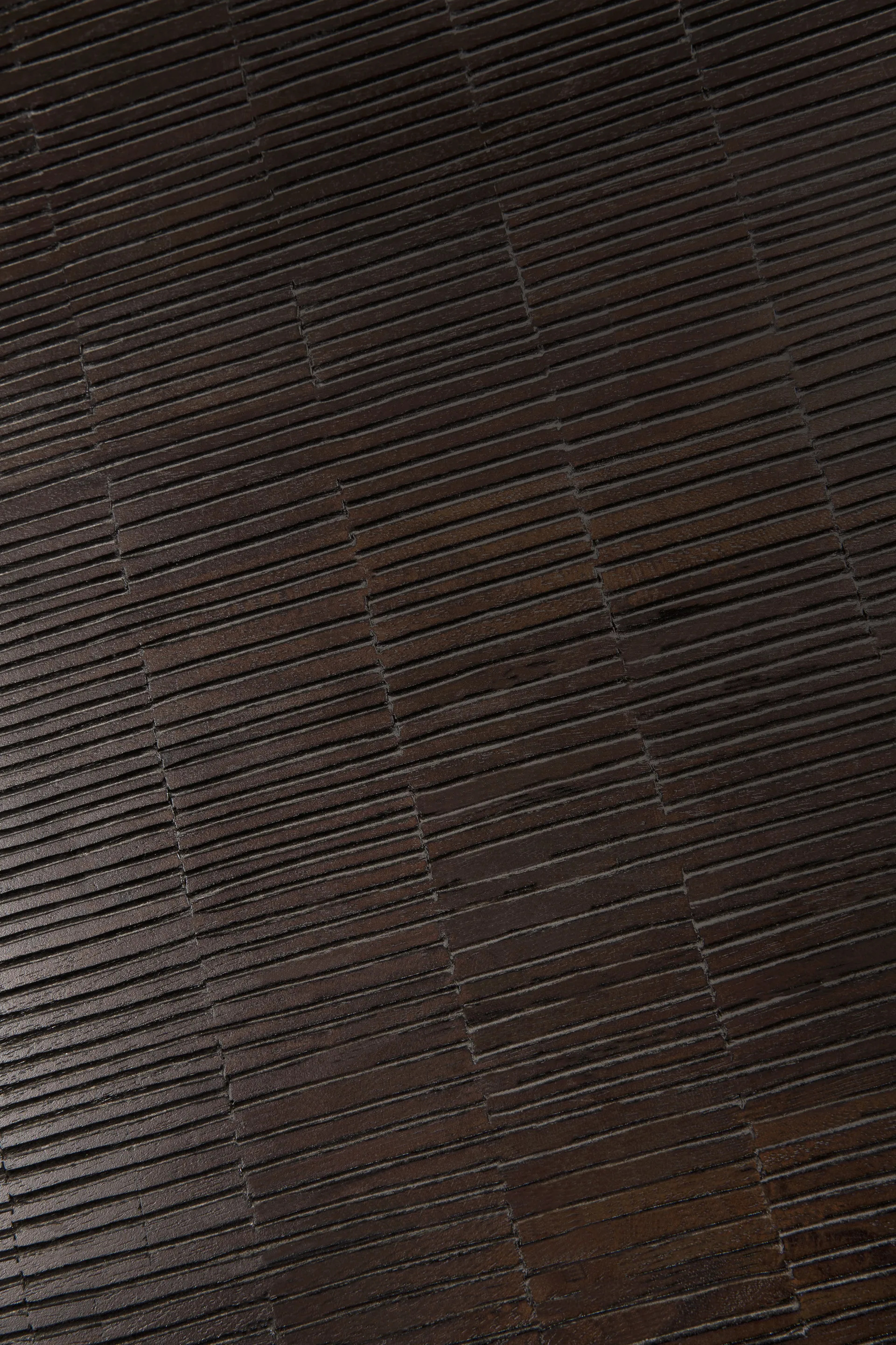 Grooves Couchtisch, Off black Teak, 170x120 cm Ethnicraft