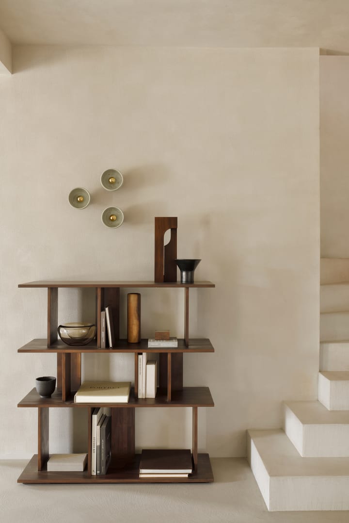 Irregular Regal, Dunkel gebeizt Teak small Ethnicraft