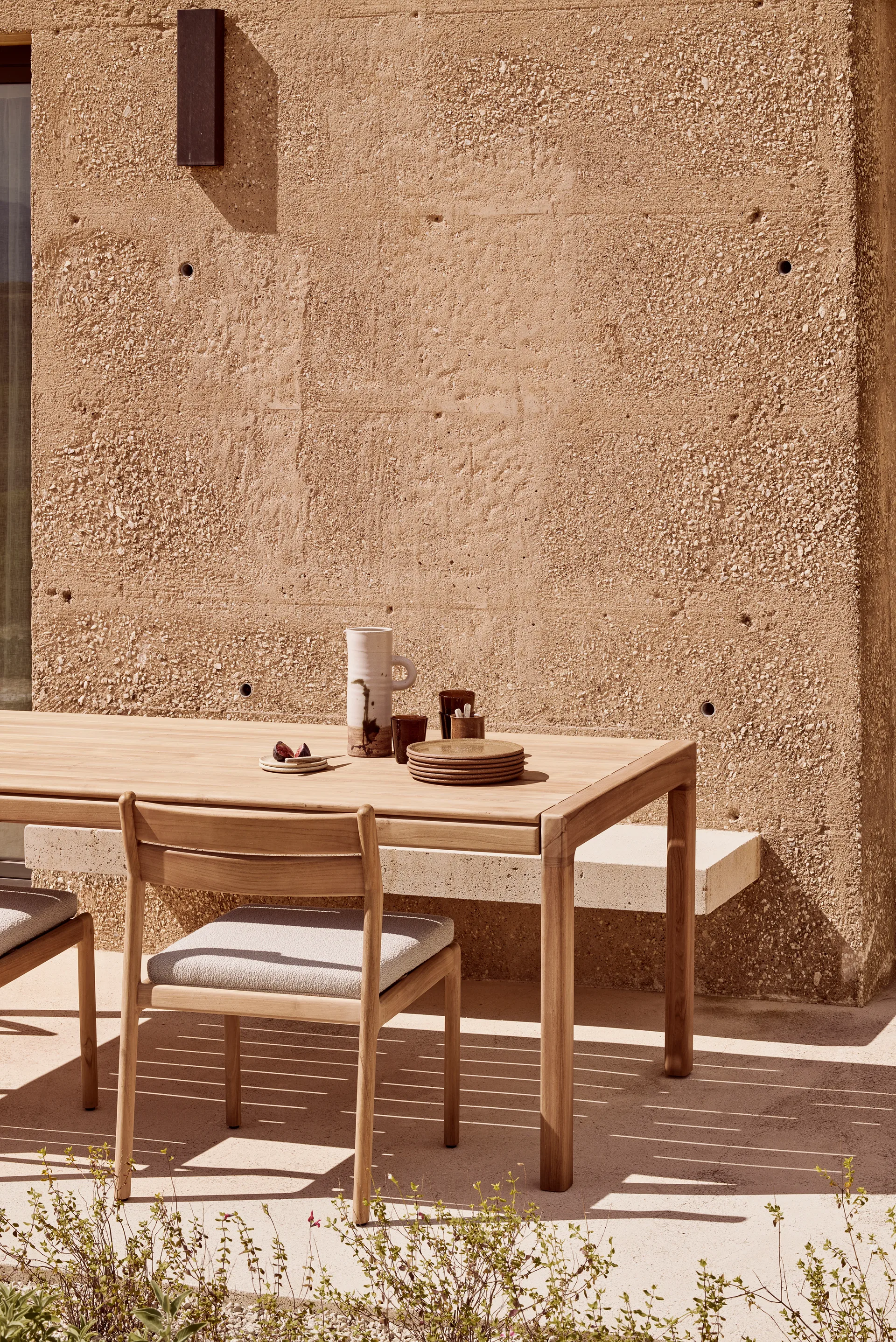 Jack Outdoor Dining Stuhl, Off-white Ethnicraft