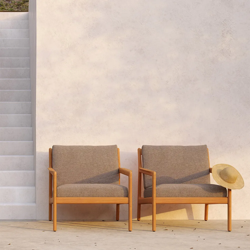 Jack Outdoor Loungesofa teak, Mocha Ethnicraft