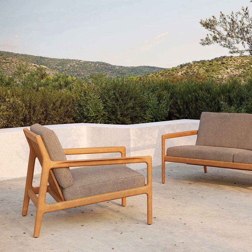 Jack Outdoor Loungesofa teak, Mocha Ethnicraft