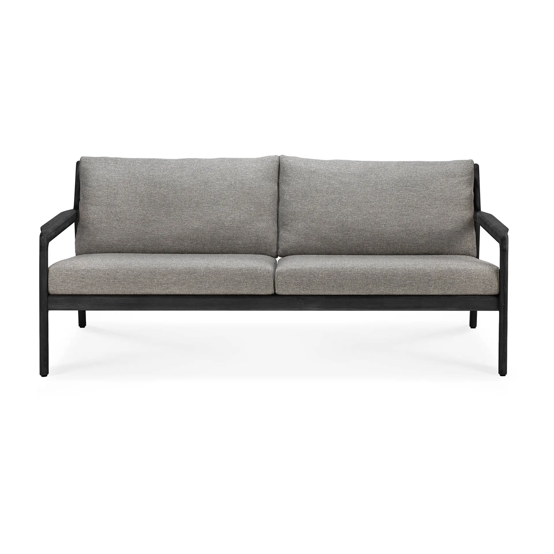 Jack Outdoor Sofa 2-sitzig schwarzgebeizt teak, Mocha Ethnicraft