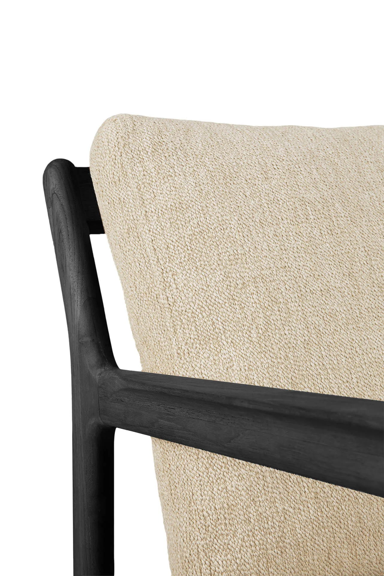 Jack Outdoor Sofa 2-sitzig schwarzgebeizt teak, Natural Ethnicraft