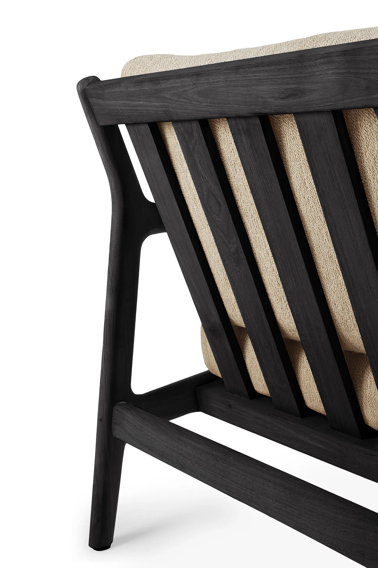 Jack Outdoor Sofa 2-sitzig schwarzgebeizt teak, Natural Ethnicraft