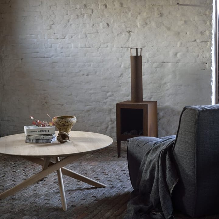 Mikado Couchtisch Ø100 cm, Oak wax oil round Ethnicraft