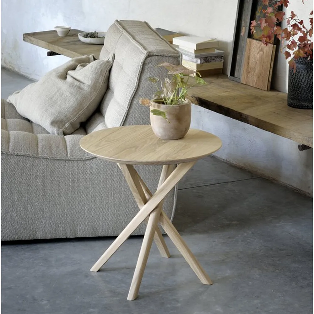 Mikado Siteboard 50×50 cm, Oak wax oil Ethnicraft