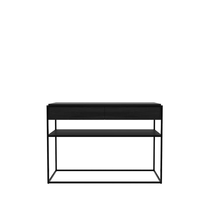 Monolit Konsolentisch 122x40 cm - Oak black-Black - Ethnicraft