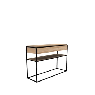 Monolit Konsolentisch 122x40 cm - Oak-Schwarz - Ethnicraft
