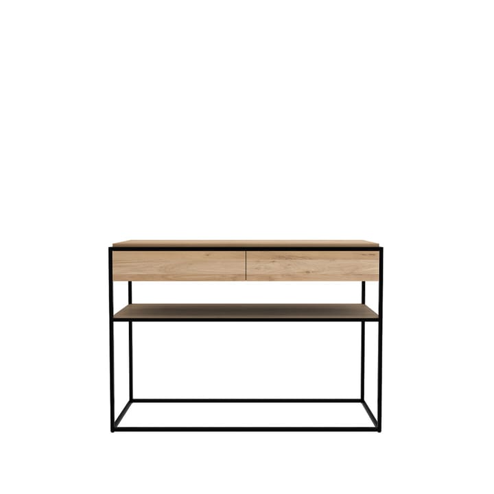 Monolit Konsolentisch 122x40 cm - Oak-Schwarz - Ethnicraft