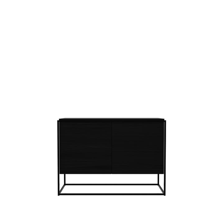 Monolit Siteboard - Schwarze Eiche 2-türig-Metall - Ethnicraft