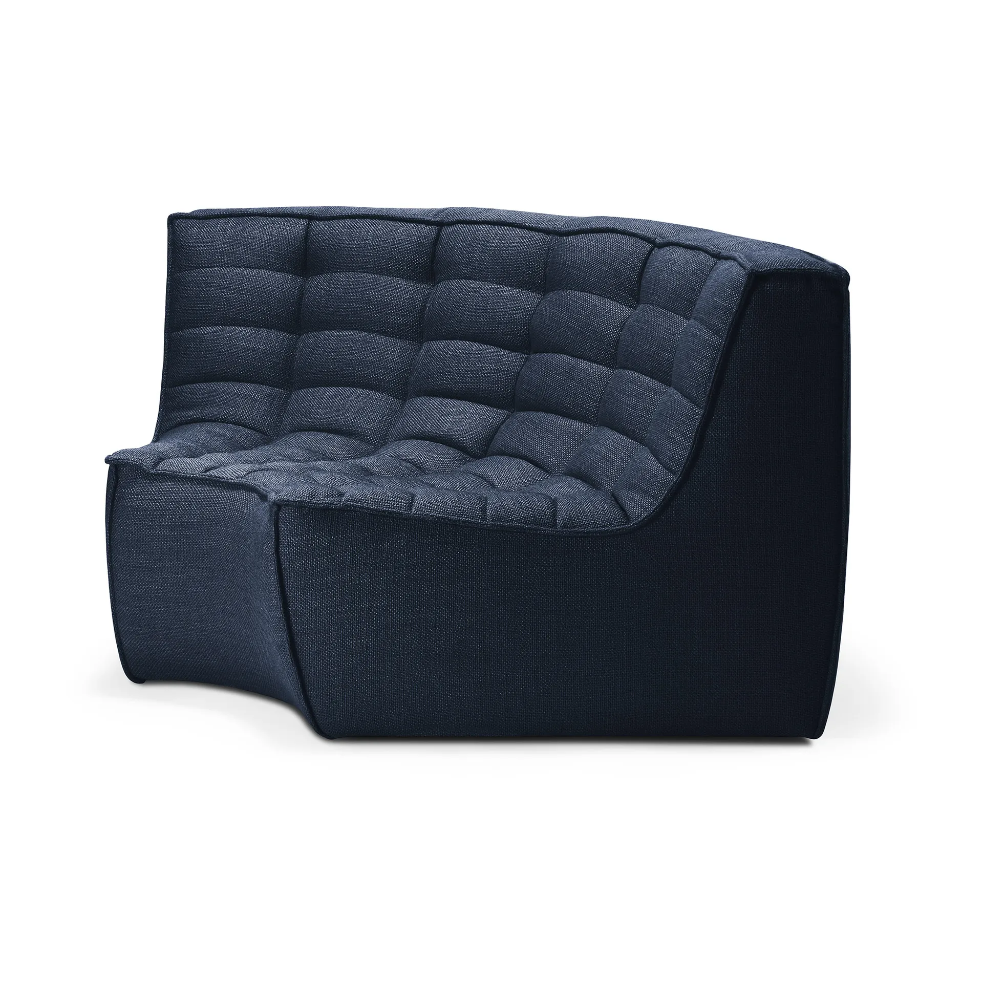 N701 Eckmodul abgerundet 90°, Graphite Eco Ethnicraft