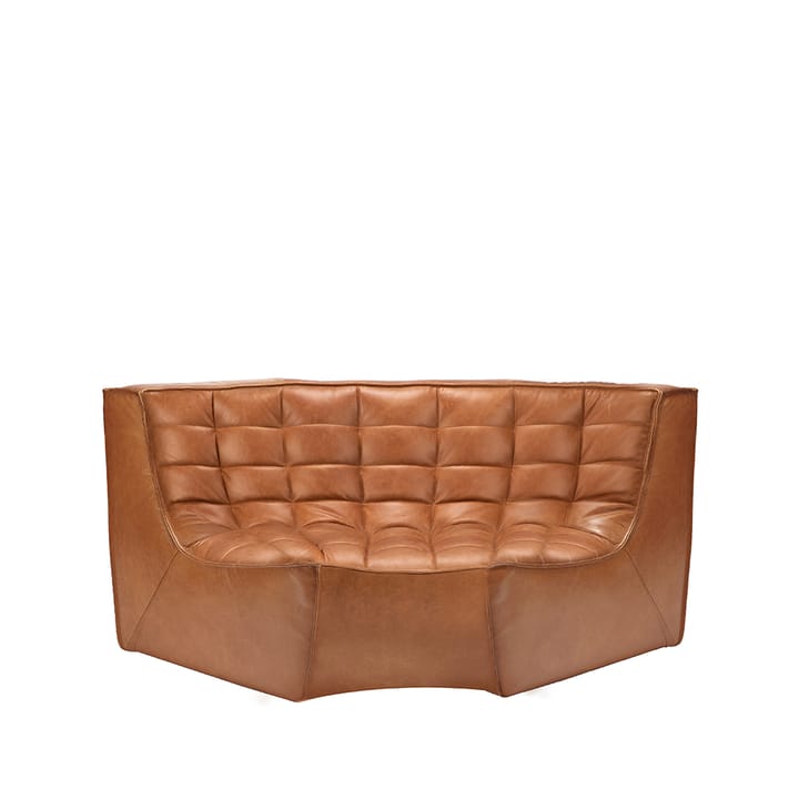 N701 Eckmodul abgerundet 90° - Läder old saddle - Ethnicraft