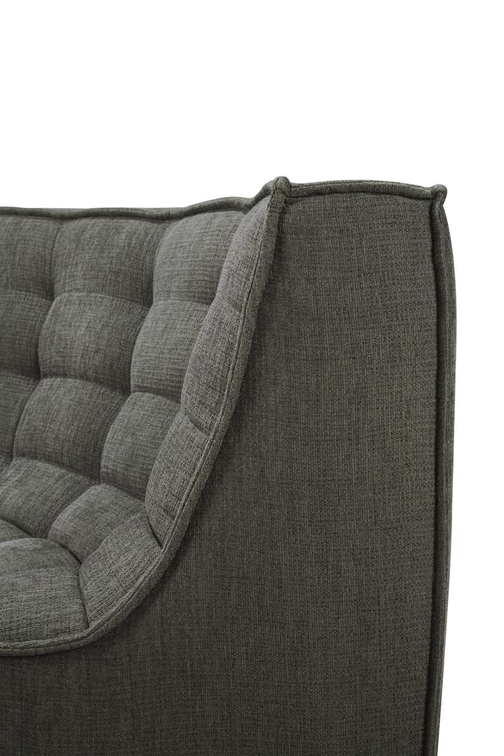 N701 Eckmodul abgerundet 90°, Moss Eco fabric Ethnicraft