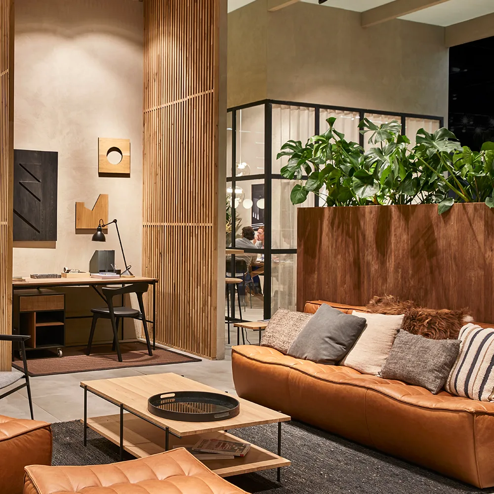 N701 Eckmodul abgerundet 90°, Stoff dark grey Ethnicraft