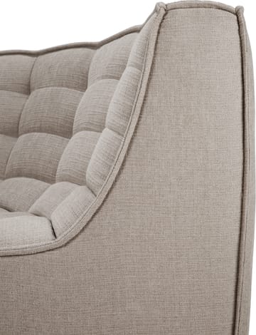 N701 Eckmodul abgerundet 90° - Stoff Ecru beige - Ethnicraft