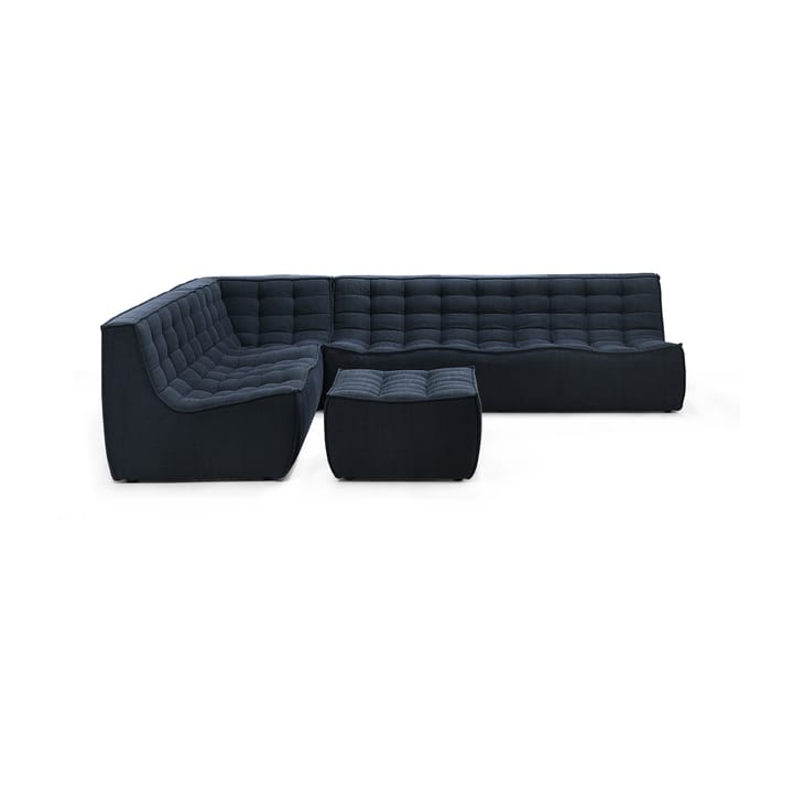 N701 Eckmodul gerade, Graphite Eco Ethnicraft