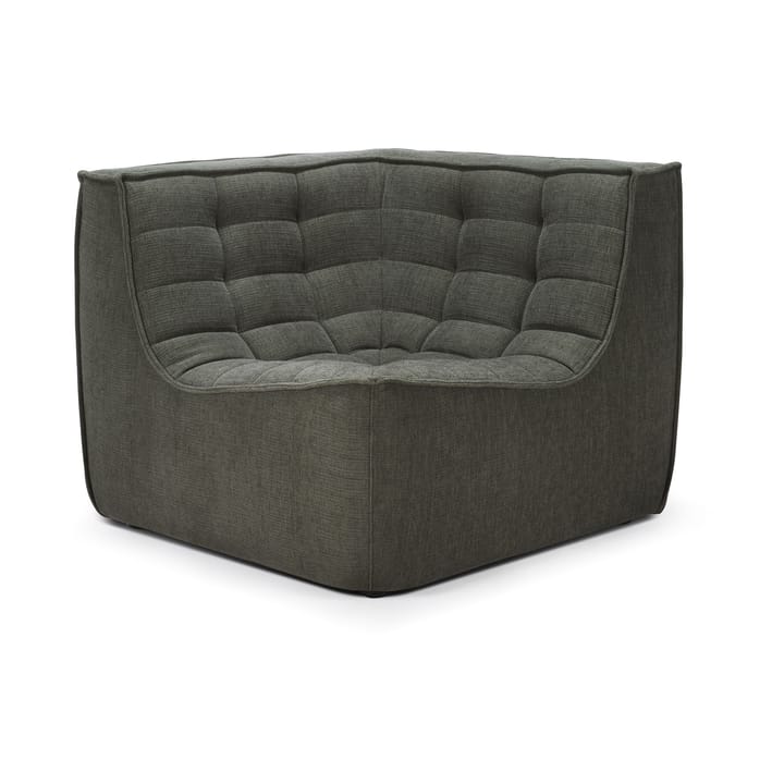 N701 Eckmodul gerade - Moss Eco fabric - Ethnicraft