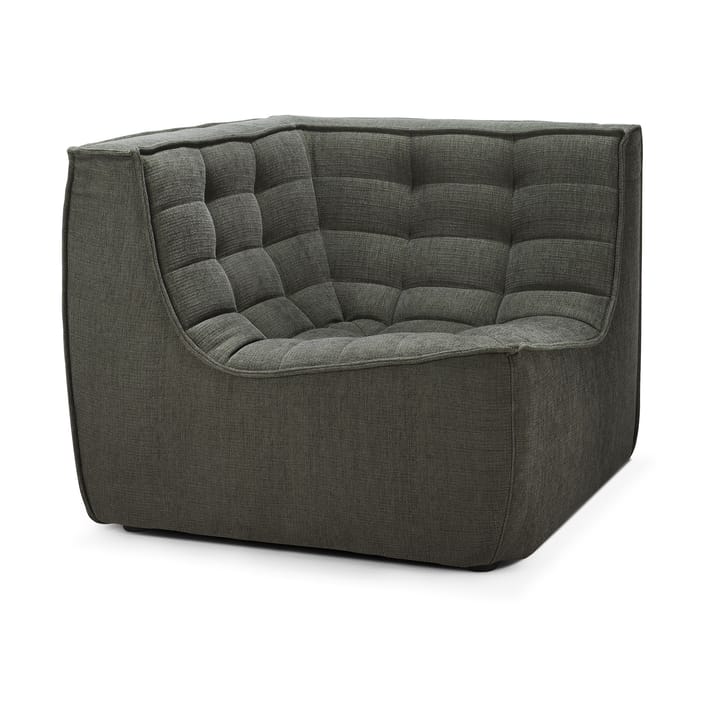 N701 Eckmodul gerade, Moss Eco fabric Ethnicraft