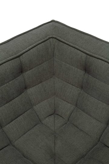 N701 Eckmodul gerade - Moss Eco fabric - Ethnicraft