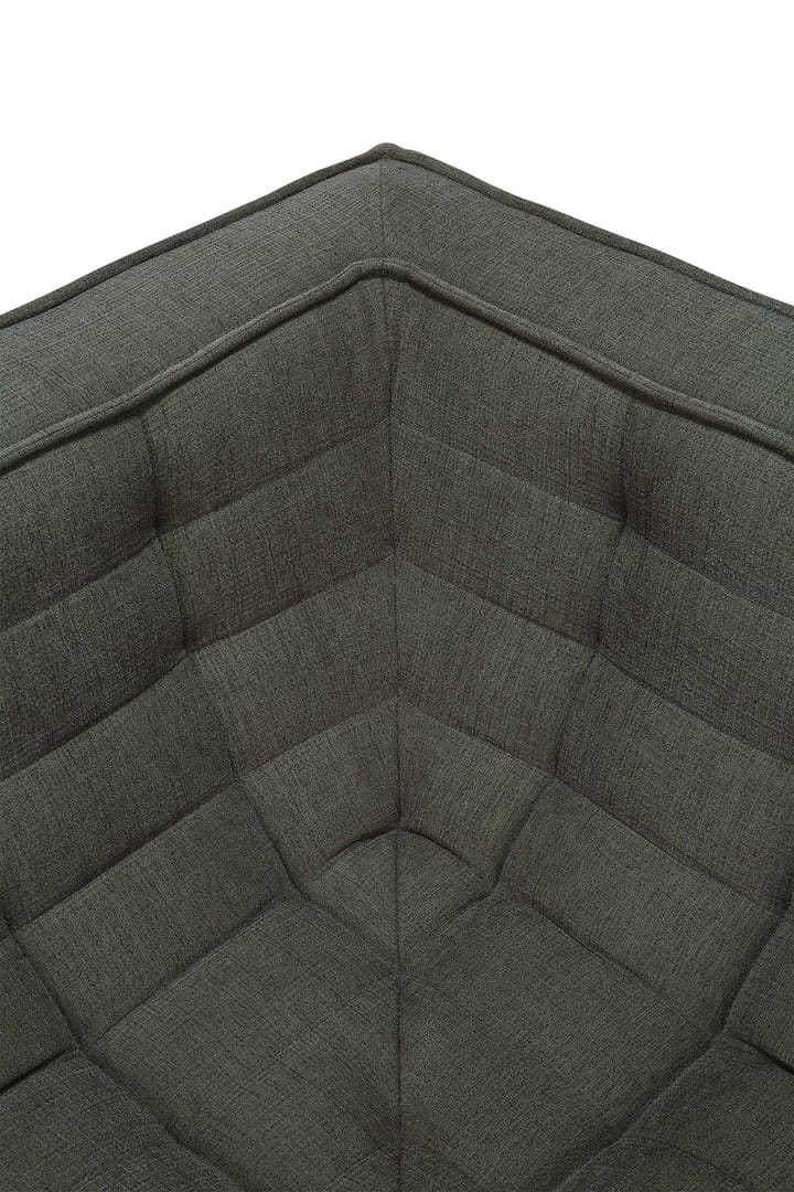 N701 Eckmodul gerade, Moss Eco fabric Ethnicraft