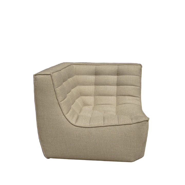N701 Eckmodul gerade - Stoff beige - Ethnicraft