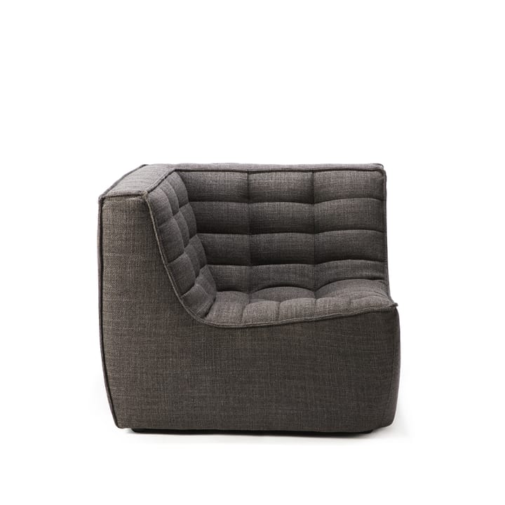 N701 Eckmodul gerade - Stoff dark grey - Ethnicraft