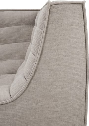 N701 Eckmodul gerade - Stoff Ecru beige - Ethnicraft
