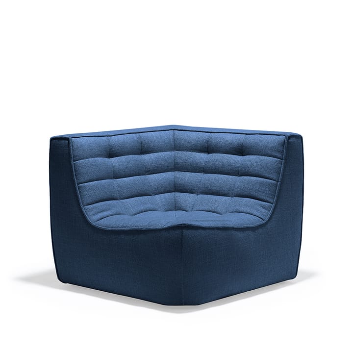 N701 Eckmodul gerade - Tuch blue - Ethnicraft