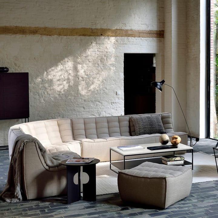 N701 Fußhocker 70x70 cm, Beige Ethnicraft