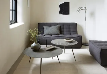 N701 Fußhocker 70x70 cm - Dunkelgrau - Ethnicraft