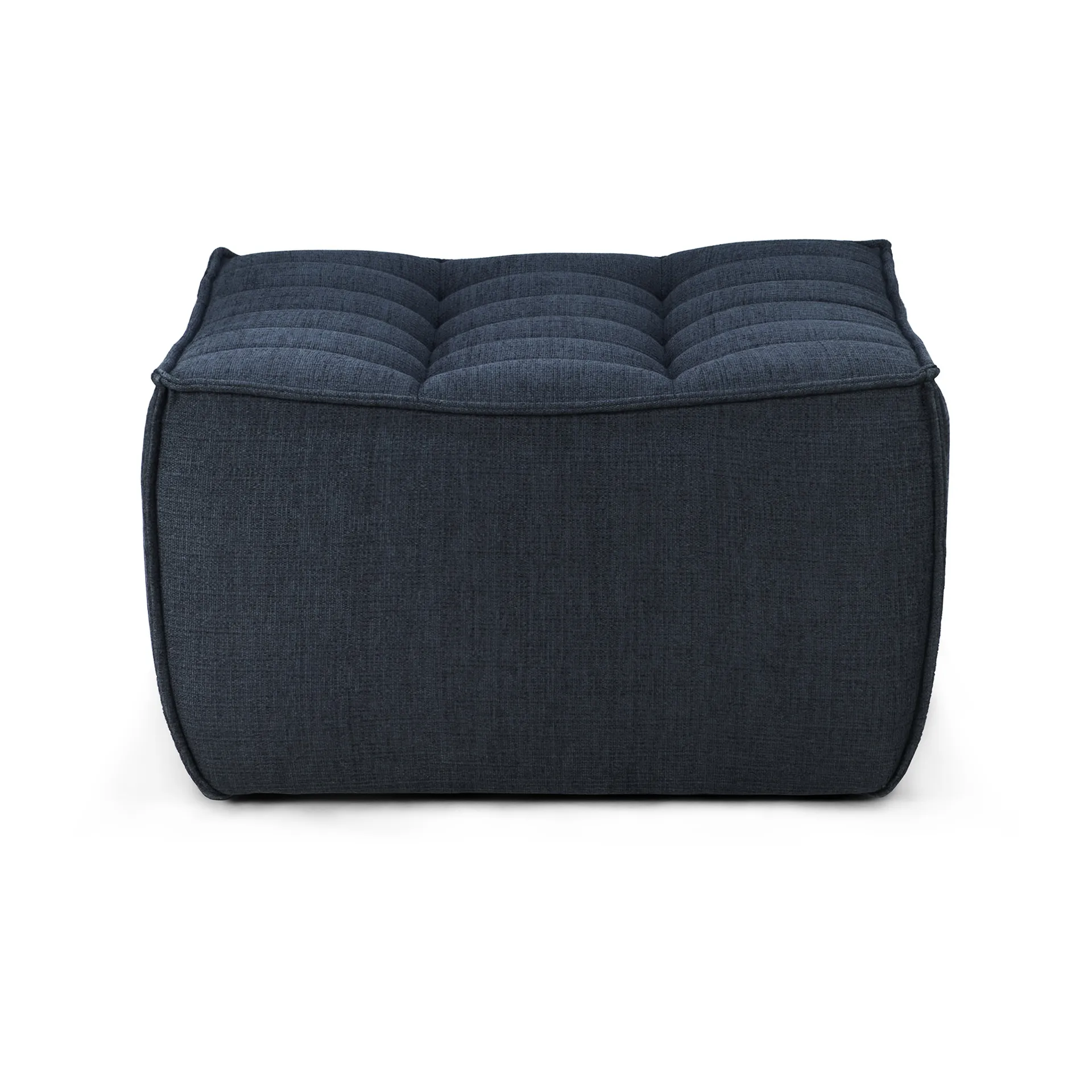 N701 Fußhocker 70x70 cm, Graphite Eco Ethnicraft