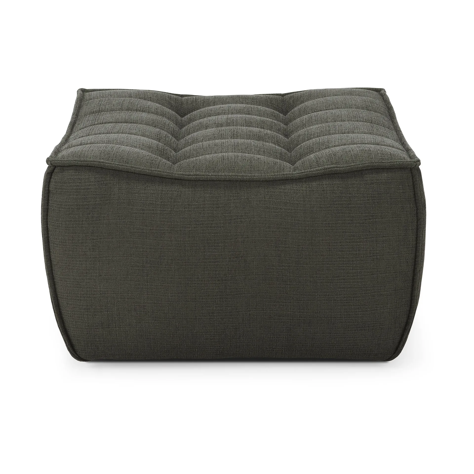 N701 Fußhocker 70x70 cm, Moss Eco fabric Ethnicraft
