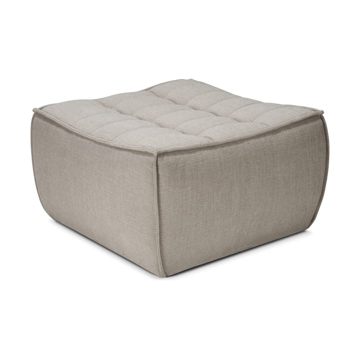 N701 Fußhocker 70x70 cm - Stoff Ecru beige - Ethnicraft