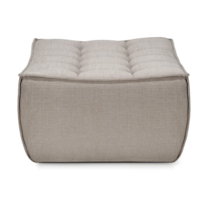 N701 Fußhocker 70x70 cm, Stoff Ecru beige Ethnicraft