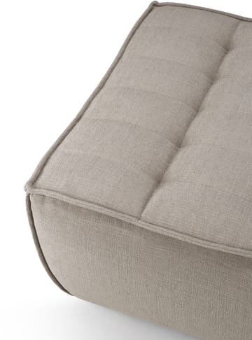 N701 Fußhocker 70x70 cm - Stoff Ecru beige - Ethnicraft