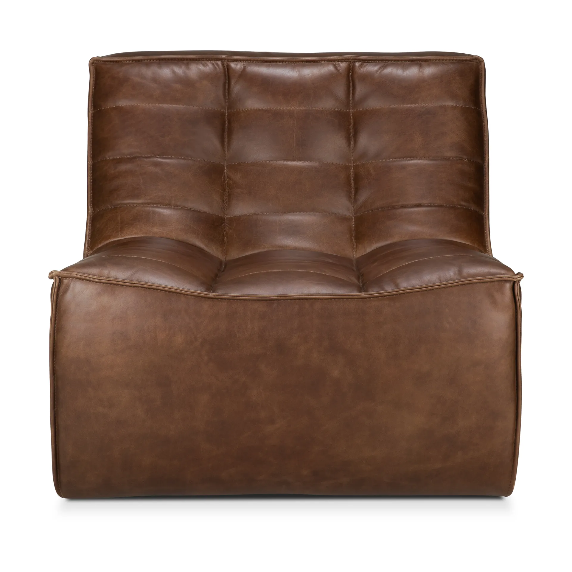 N701 Sessel, Leder Chestnut Ethnicraft