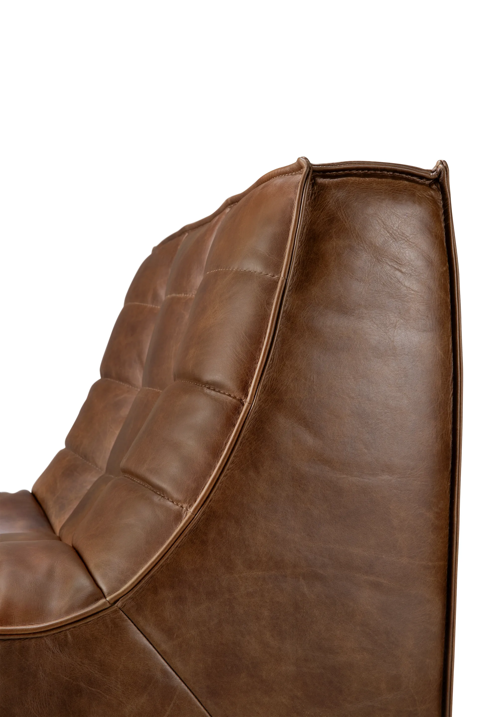 N701 Sessel, Leder Chestnut Ethnicraft