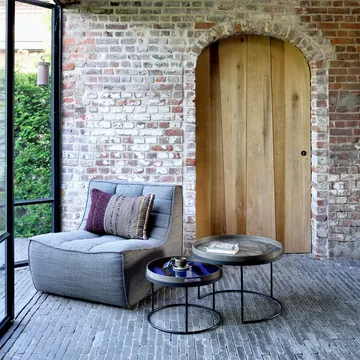 N701 Sessel - Stoff dark grey - Ethnicraft