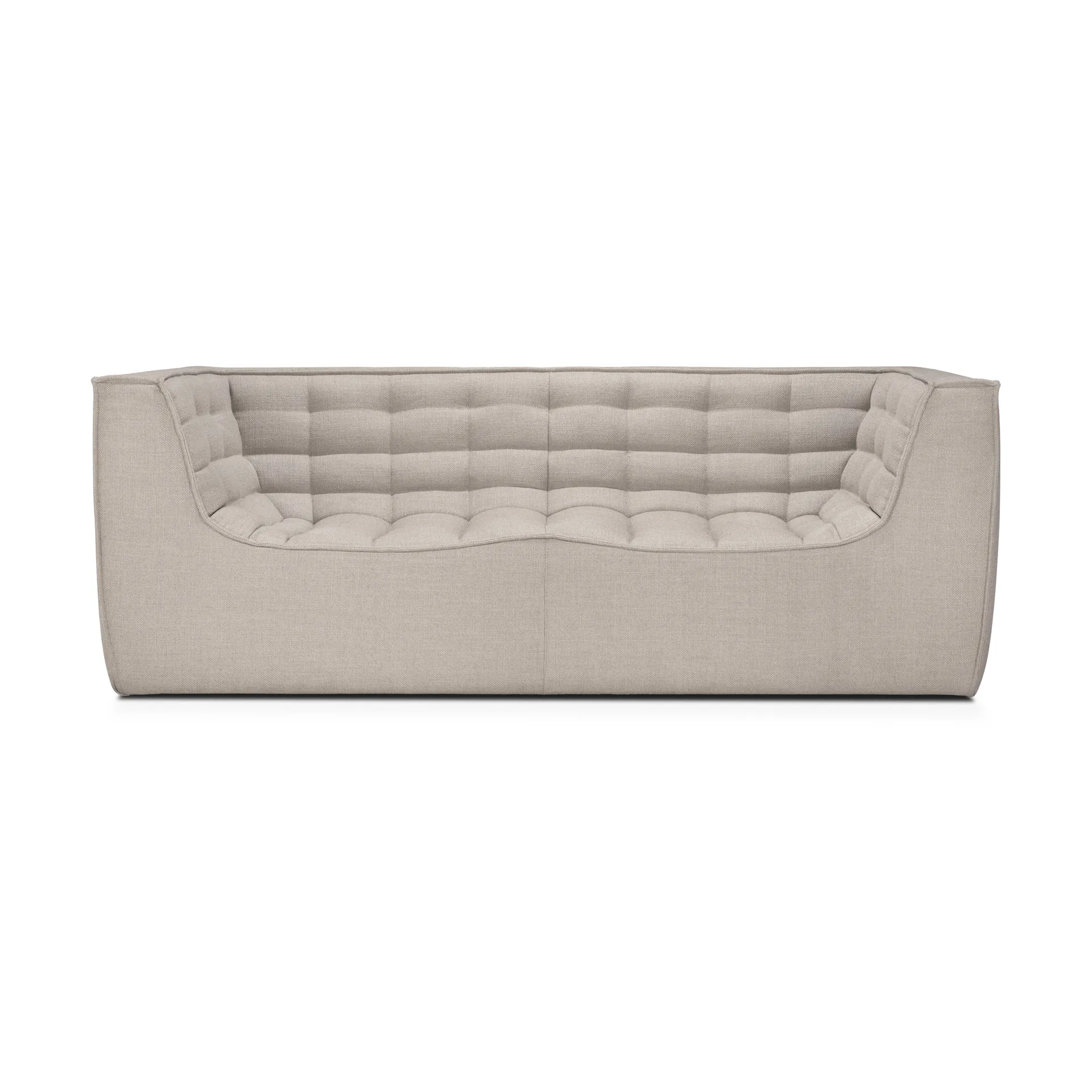 N701 Sofa 2-Sitz, Beige, mit Armlehnen Ethnicraft